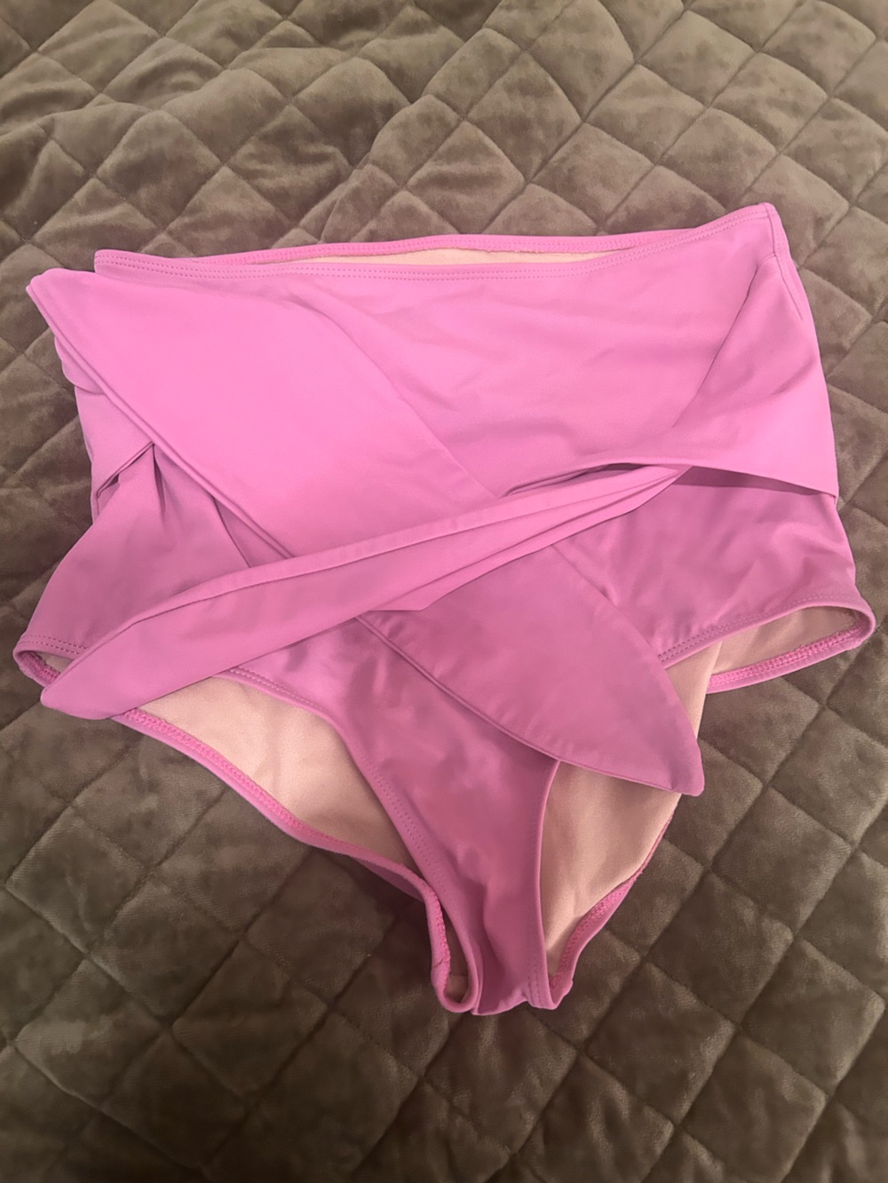 Kortni Jeane Pink High-Waist Bikini Bottoms